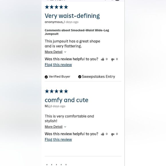 Elegant Black Jumpsuit Smocked-Waist Wide-Leg Jumpsuit Medoum Old Navy - Picture 8 of 8